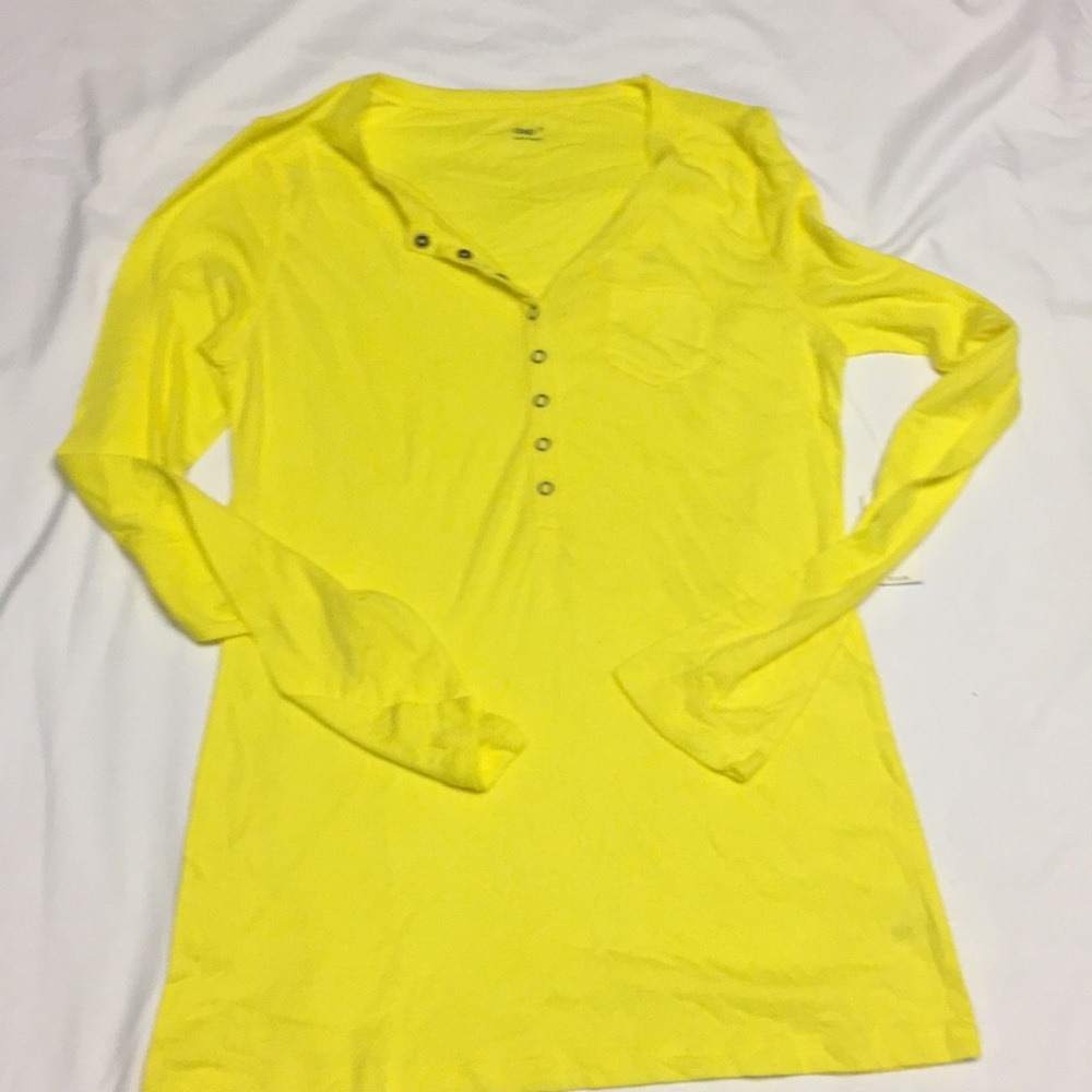 Bright yellow Long sleeve Tee